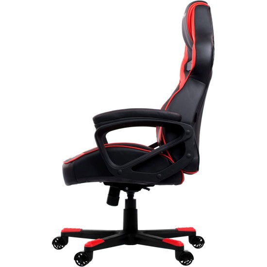 AROZZI MILANO ERGONOMIC COMPUTER GAMING OFFICE CHAIR WITH SWIVEL RED